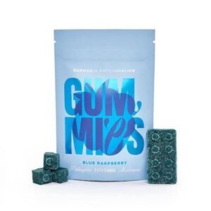 Euphoria Cannabis – Blue Raspberry Gummies 1000MG THC