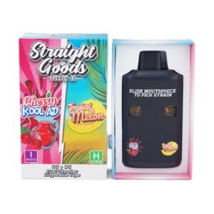 Straight Goods – Dual Chamber Vape – Cherry Kool Aid + Tropical Melon 6G THC