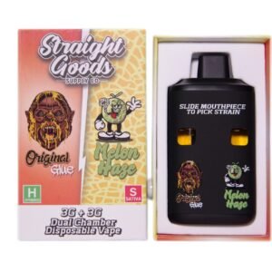 Straight Goods – Dual Chamber Vape – Original Glue + Melon Haze 6G THC