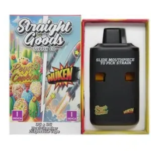 Straight Goods – Peyote Cookies + Nuken – Dual Chamber Disposable Pen (6G)