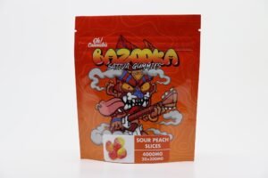 Bazooka – Sour Peach Slices 4000mg
