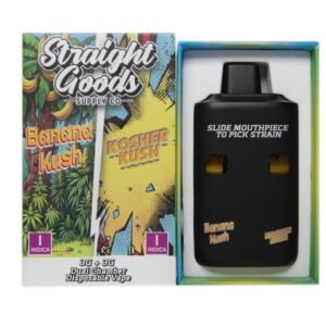 Straight Goods Dual Chamber Vape – Banana Kush + Kosher Kush