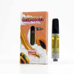 Bazooka Liquid Diamonds 510 Cart- Papaya Sativa 1.2G BUY 5 FOR $100
