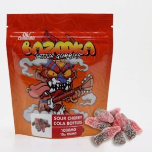 Bazooka – Sour Cherry Cola Bottles 1000mg