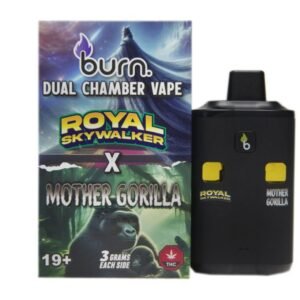 6 Gram Dual Chamber Burn Disposable Vape – Royal Skywalker + Mother Gorilla
