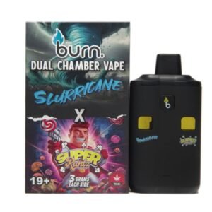 6 Gram Dual Chamber Burn Disposable Vape – Slurricane + Super Runtz