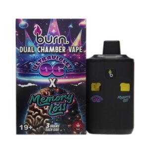 6 Gram Dual Chamber Burn Disposable Vape – Ultra Violet OG + Memory Loss