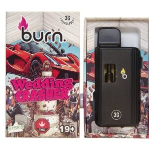 3 Gram Burn Disposable Vapes – Wedding Crasher (Hybrid)