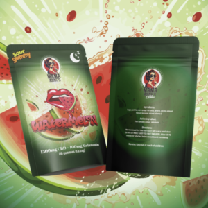Mama Anne’s Edibles (1500mg CBD + Melatonin) – Watermelon Gummy (Sleep Gummy)