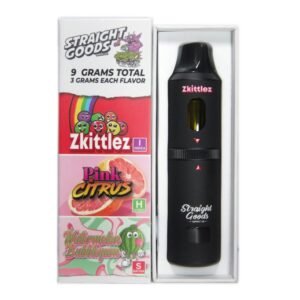 Straight Goods Triple Chamber Vape – Zkittlez + Pink Citrus + Watermelon Bubblegum (3 Grams + 3 Grams + 3 Gram)