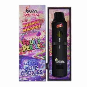 Burn Triple Threat – Sunset Sherbet + Fruity Pebbles + Blue Cookies (9 Gram)